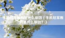 手机经常断网是什么原因（手机经常断网是什么原因？）