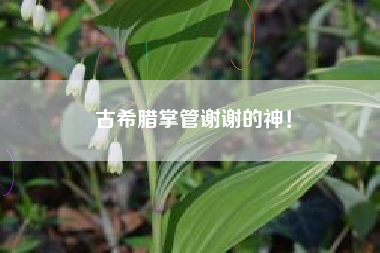 古希腊掌管谢谢的神！