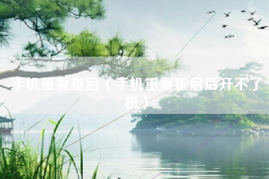 手机重复重启（手机重复重启后开不了机）