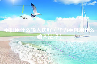 手机用什么输入法好（华为手机用什么输入法好）
